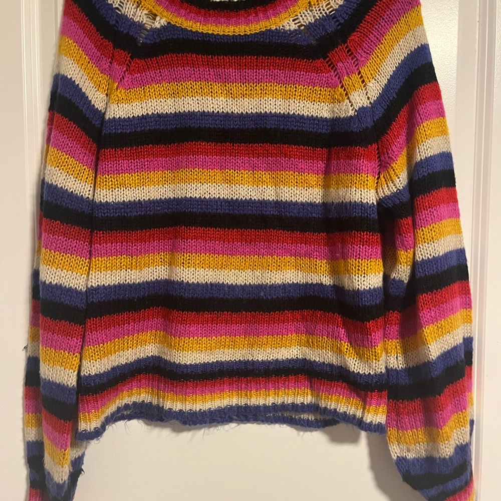 Multicolor Striped Women's Sweater